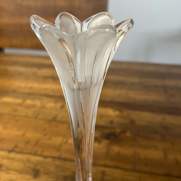 Cristal D’arques France Granville Crystal Candlestick Holder - Picture 2 of 6